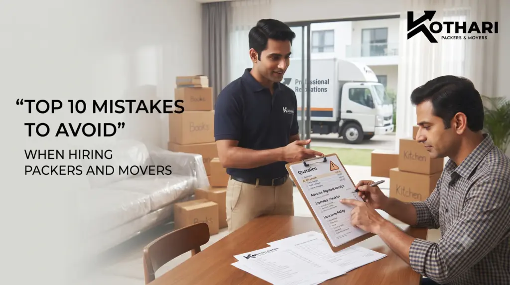 Top 10 Mistakes to Avoid When Hiring Packers and Movers